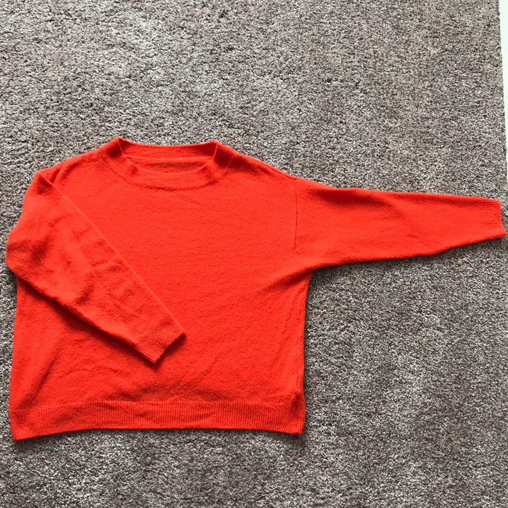 Orange sweater